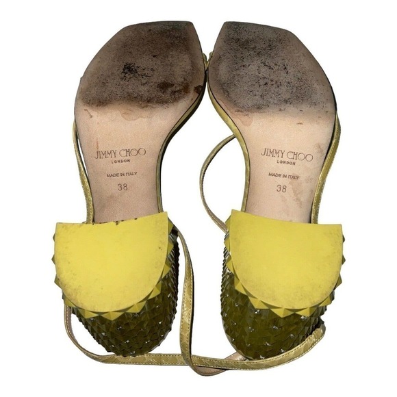 Jimmy Choo Women’s Art Printed Strappy High-Heel Sandals Size 38 - Picture 8 of 12